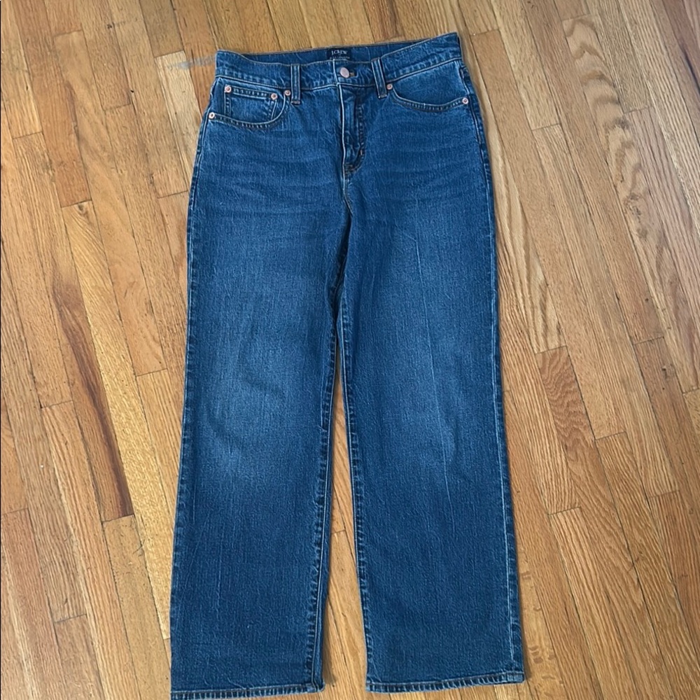 JCREW Full length, high rise, wide-leg, 27 Petite